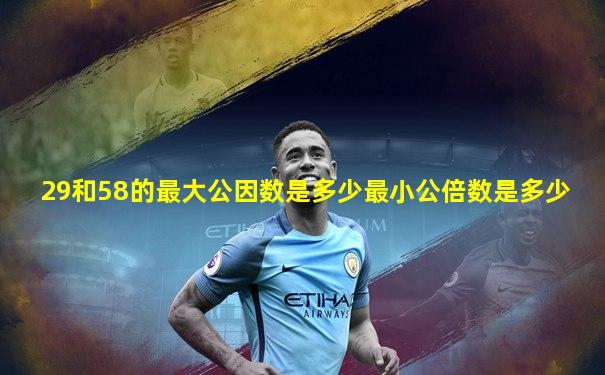 29和58的最大公因数是多少最小公倍数是多少