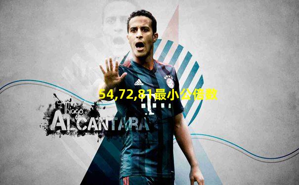 54,72,81最小公倍数