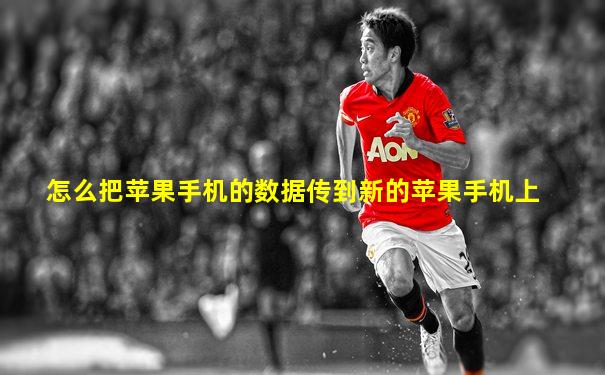 怎么把苹果手机的数据传到新的苹果手机上