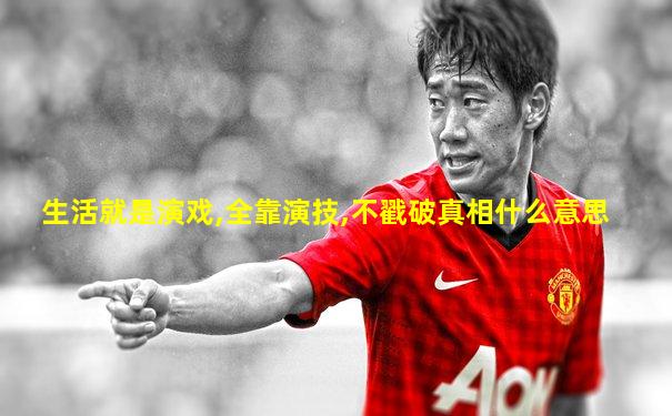 生活就是演戏,全靠演技,不戳破真相什么意思